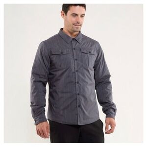 New! LULULEMON • 180 Reversible Shirt Jack in Dark Slate